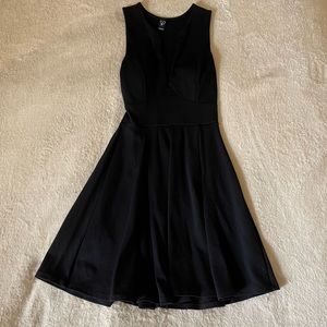 Black Low Cut Dress